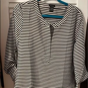 Ann Taylor striped tunic top